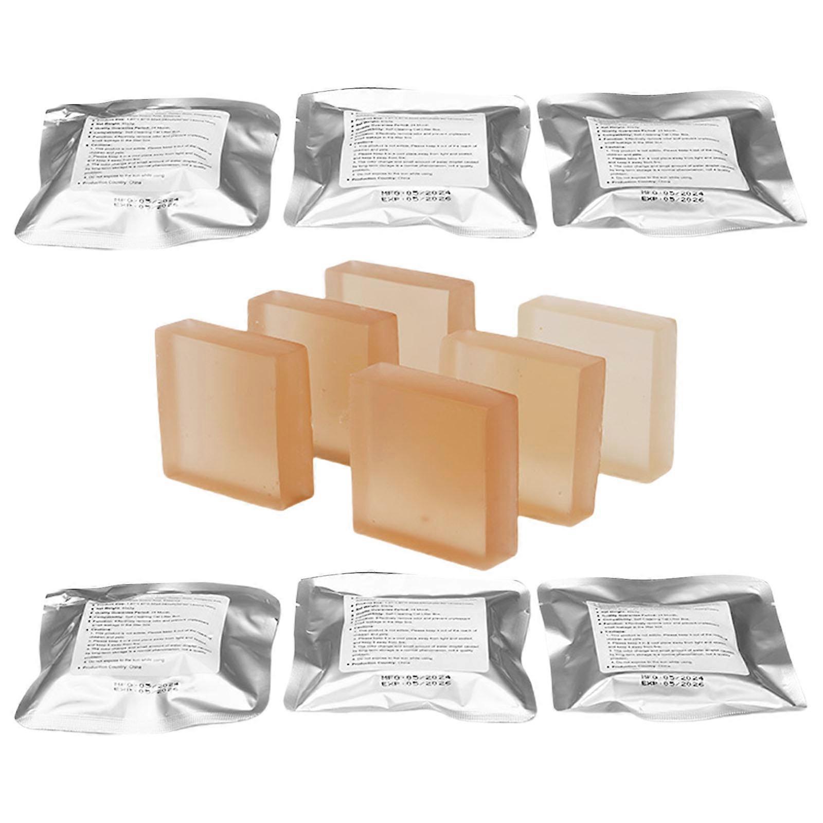 6 Pack Cats Litter Box Odor Eliminators for Automatic Cleaning Systems Long Time Deodorizer Multicolor