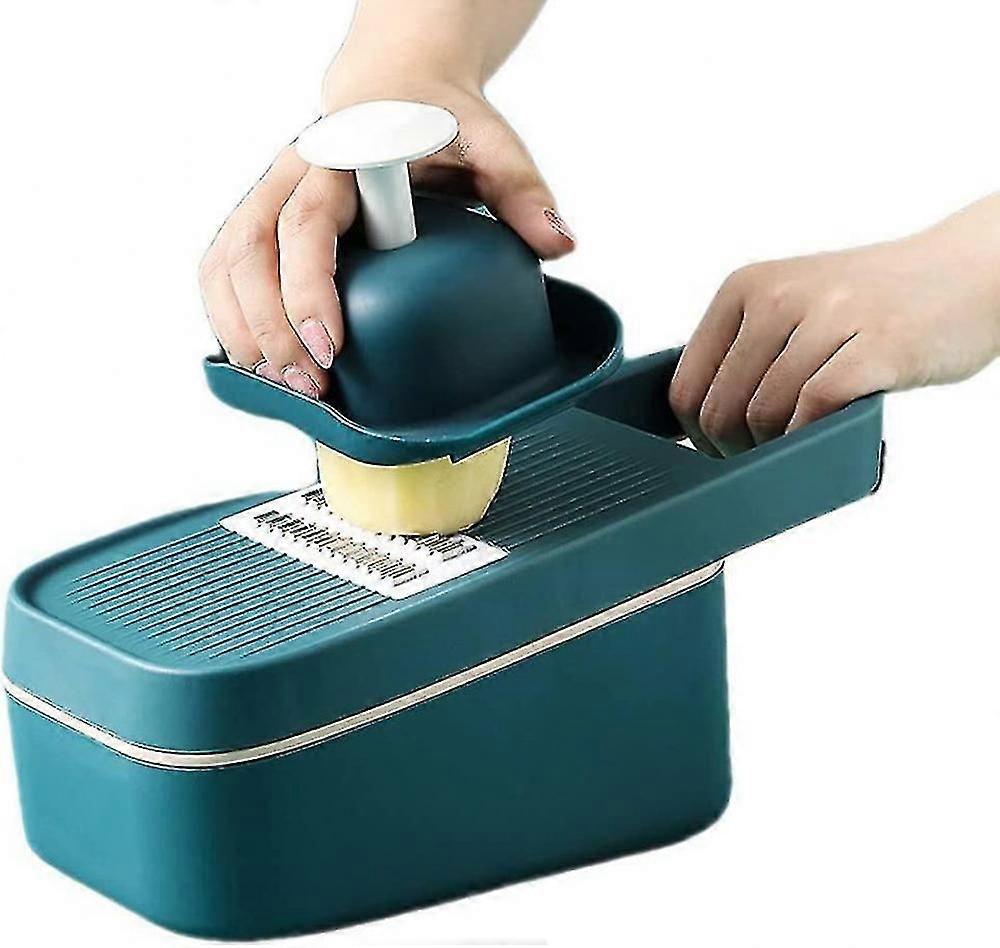 Manual Cheese Grater, Vegetable Grater With Container, Manual Vegetable Grater For Lemon Garlic Carrots