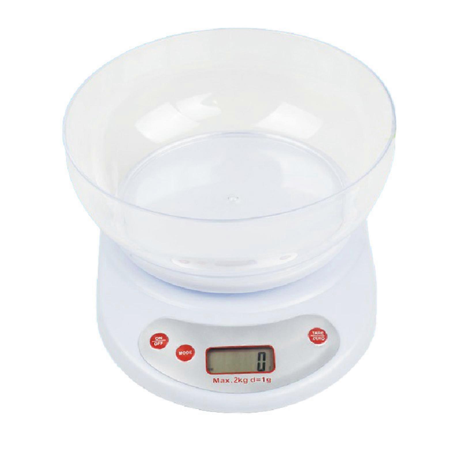 Battery Powered Clear LCD Display Digital Food Scale Baking Measurement Tool Battery Powered Kitchen Weighing Machine Multicolor