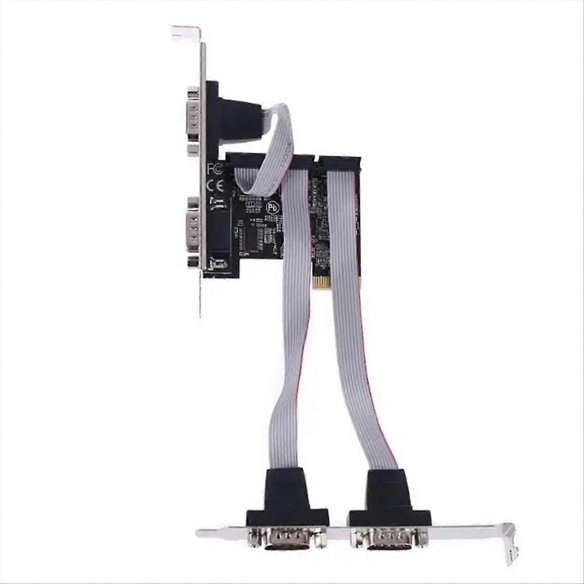 PCI-E to 4-Port RS232 Serial Card AX99100 Chip for Desktop PC