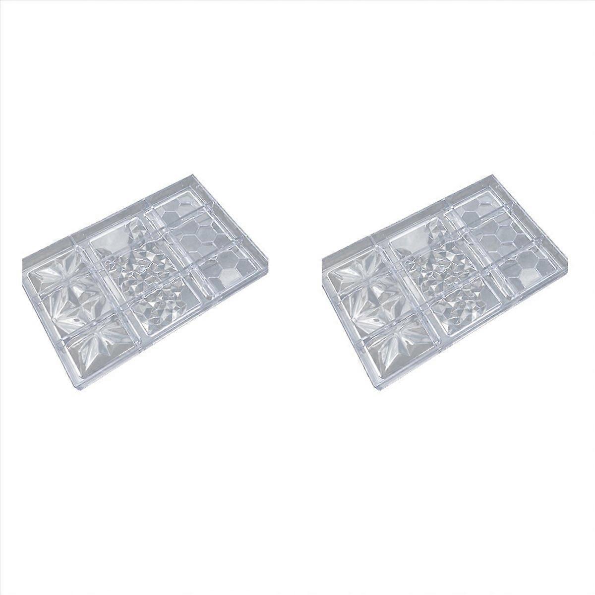 Chocolate Cadny Bar Mold Plastic Baking Cake Mold Confectionery Tool