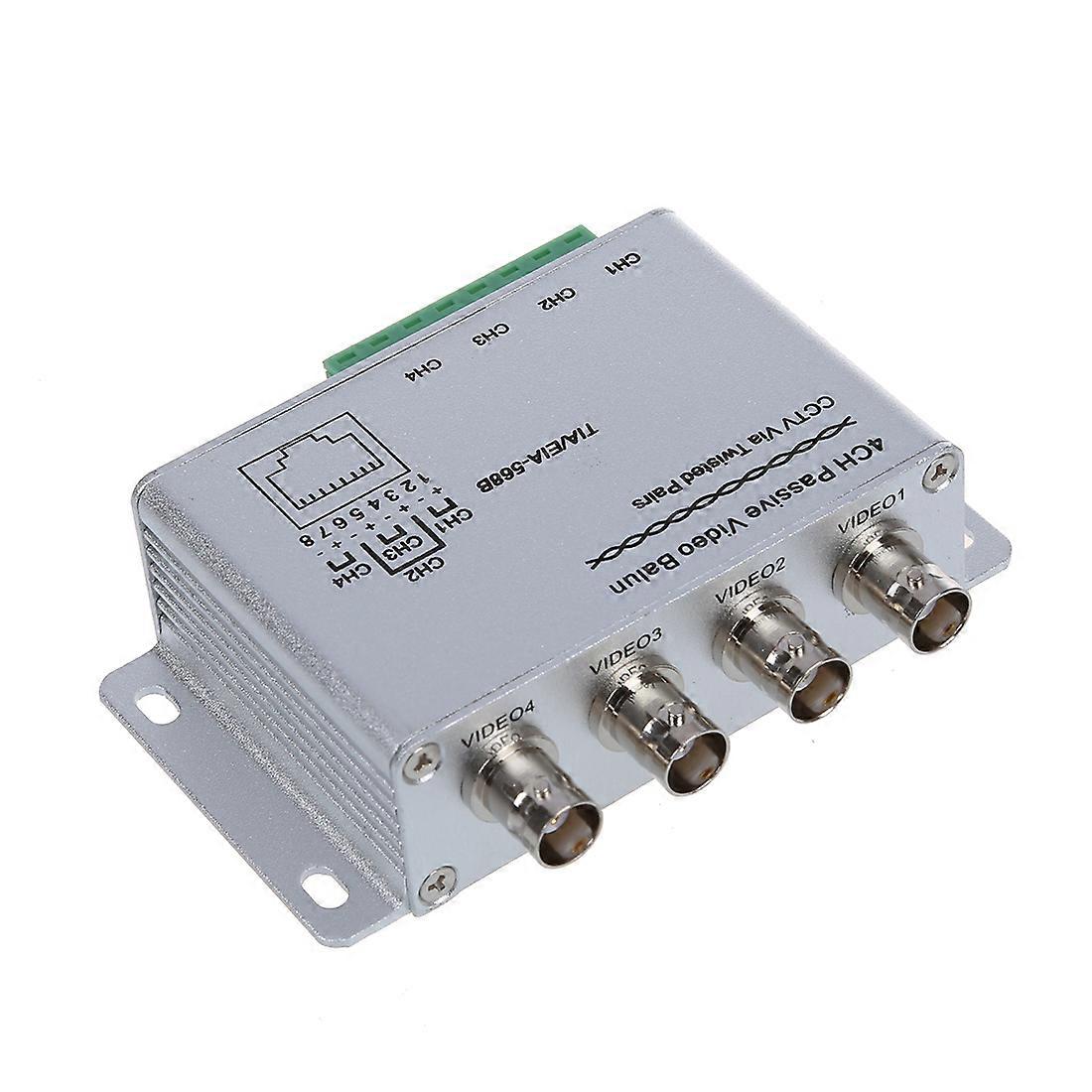 UTP 4 Channel Passive Video Balun Transceiver