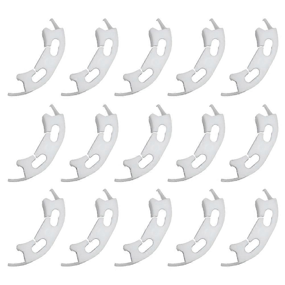 White Plastic Plant Bender Tomato Holder for Fixation 100Pcs Clips