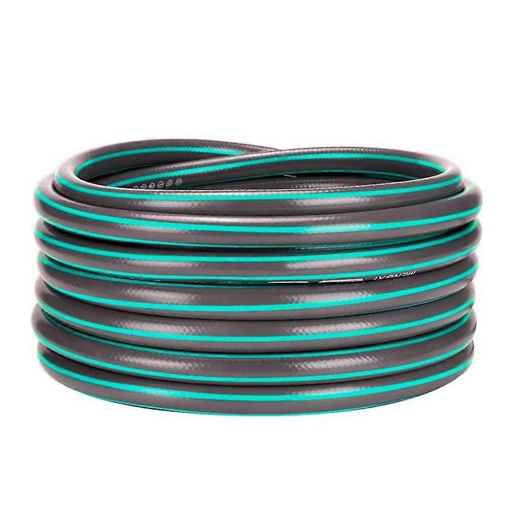 PVC Water Hose 15m Flexible  Pressure Garden Hose ExplosionProof UV Resistant Blue