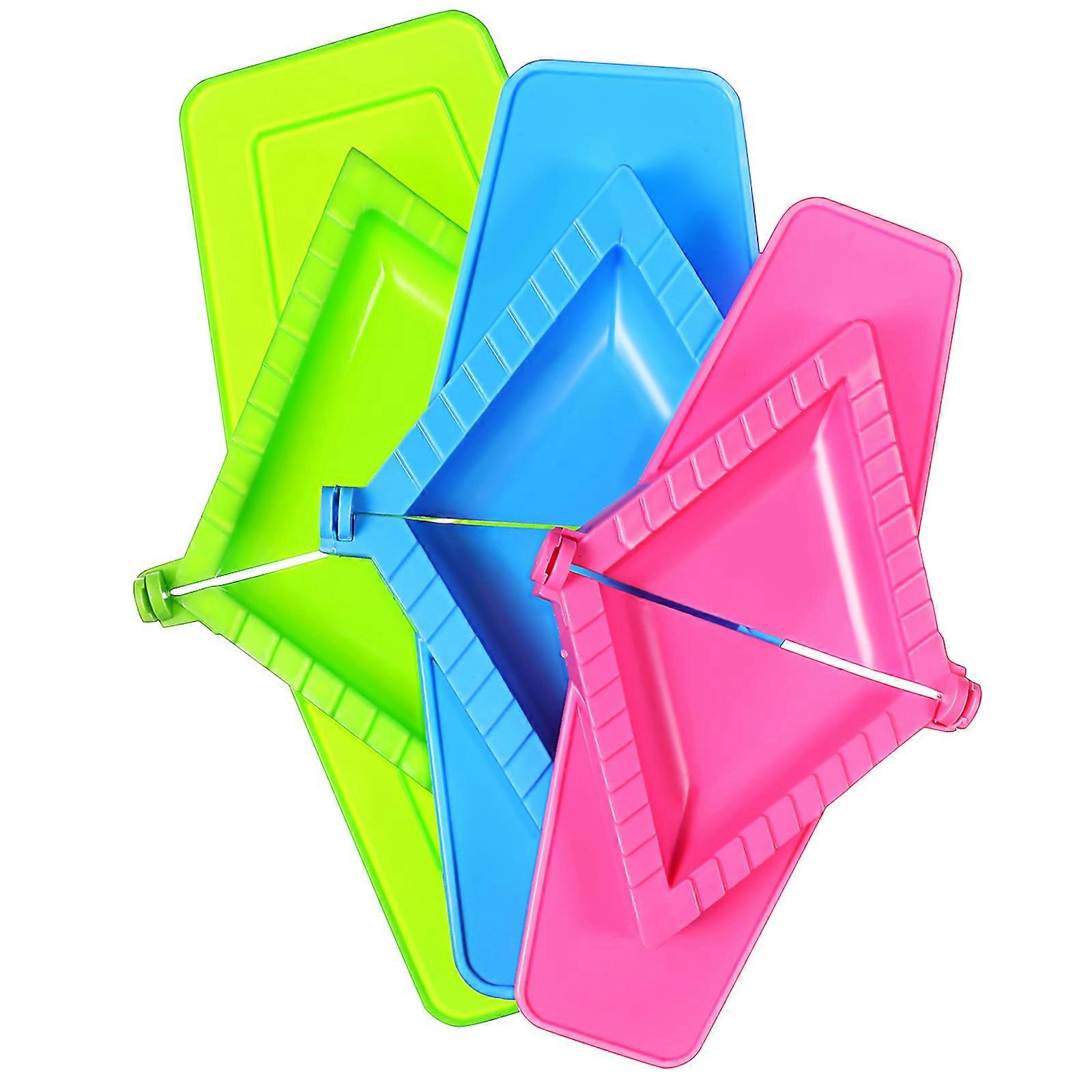 Dumpling Making Mold 3Pcs Kitchen Dumpling Maker For Home Users 17.00X8.70X2.20CM Multi Secure Sealing Plastic Tool