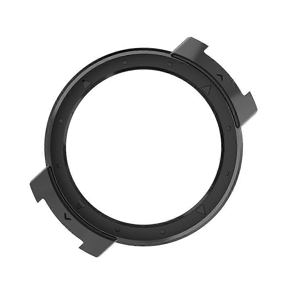 Black PC Watch Protective Case for Smartwatch Dustproof Lightweight Precise Cutouts Comfortable Fit