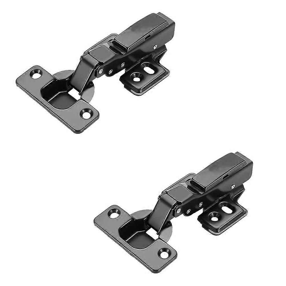 Furniture Hinge Stainless Steel Damp Buffer Hinge for Cabinet Door 2Pcs