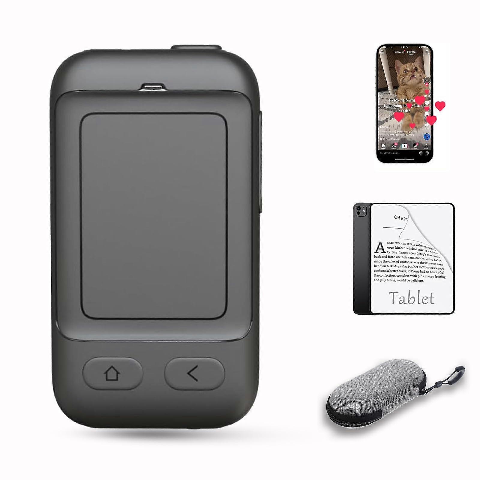 Bluetooth Remote Control with Touchpad for TikTok YouTube, Page Turner Mouse for iPhone iPad Android