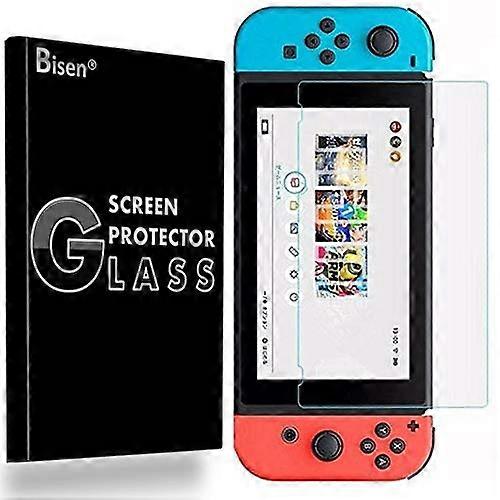 Screen Protector 2 Pack Tempered Glass AntiScratch AntiShock for Nintendo Switch 2017 Model