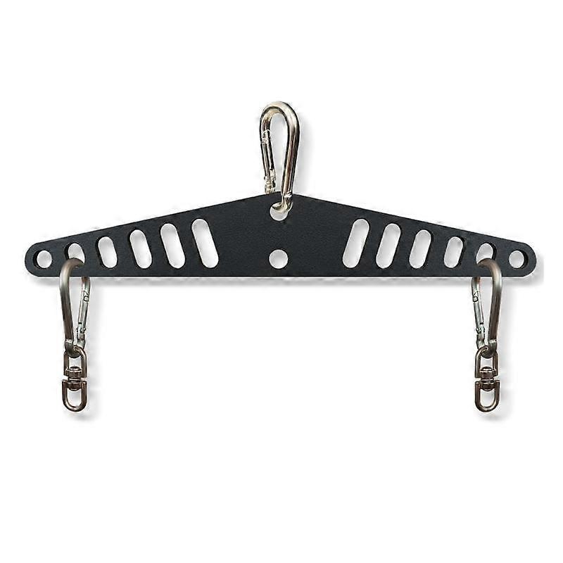 Pull Down Double to Single D Handle Spreader T Bar Cable Row Attachments Landmine Adapter for Belt Squat Rack Exercise