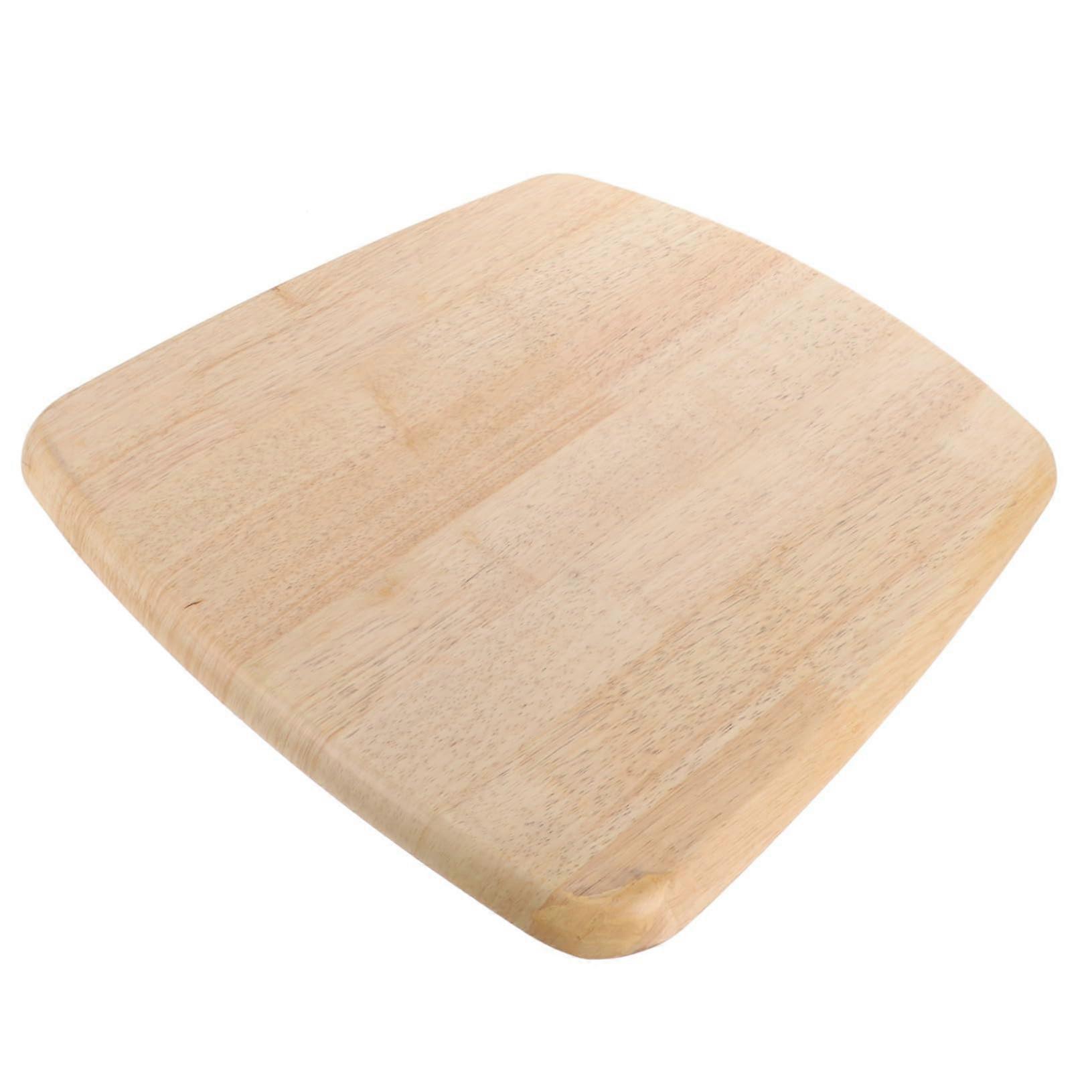 Wooden Chair Seat Replacement Panel Solid Wood Square Design for Dining Kitchen or Restaurant