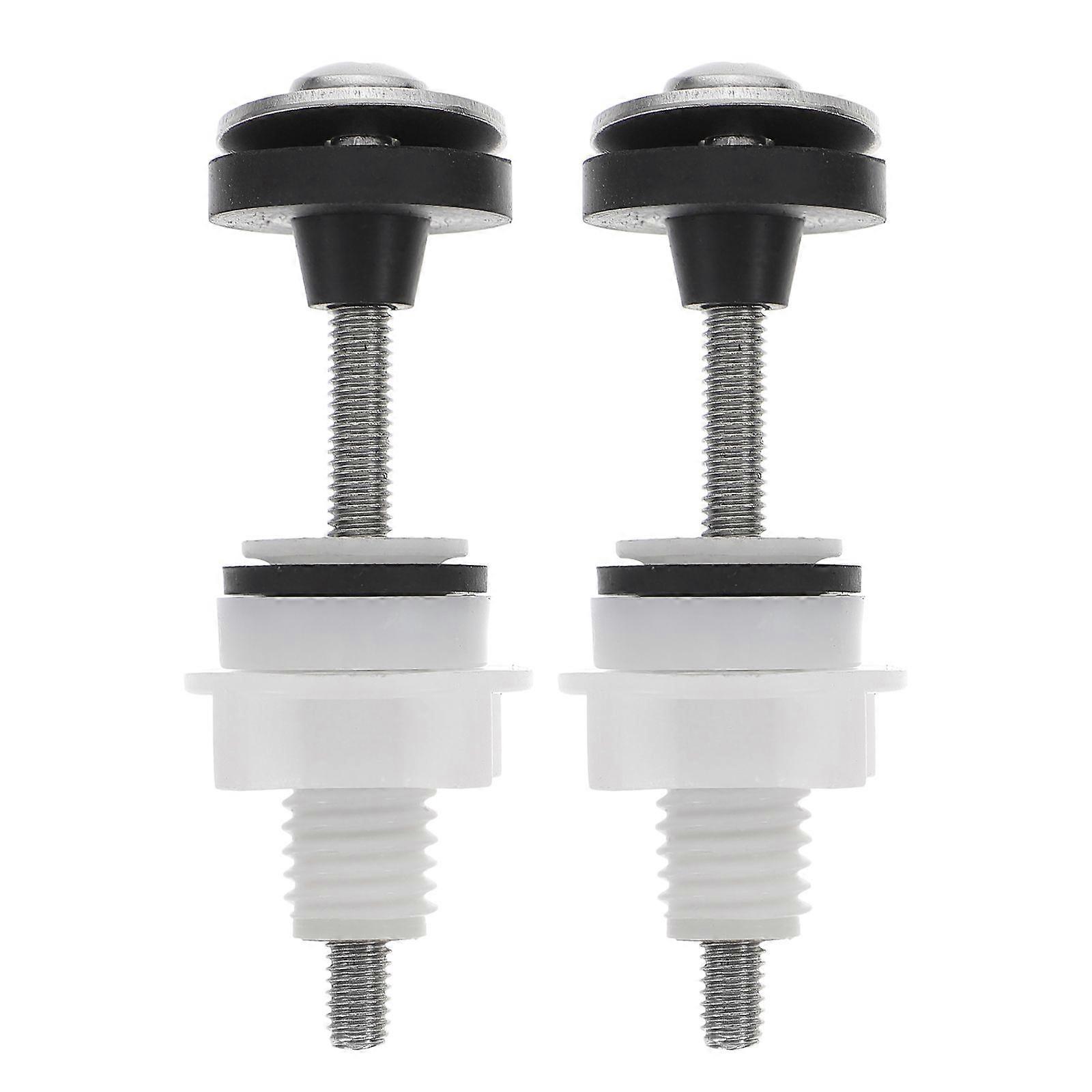 1 juego Asientos de inodoro universales Tornillos Asientos de inodoro Tornillos Perno Asientos de inodoro Perno de bisagra