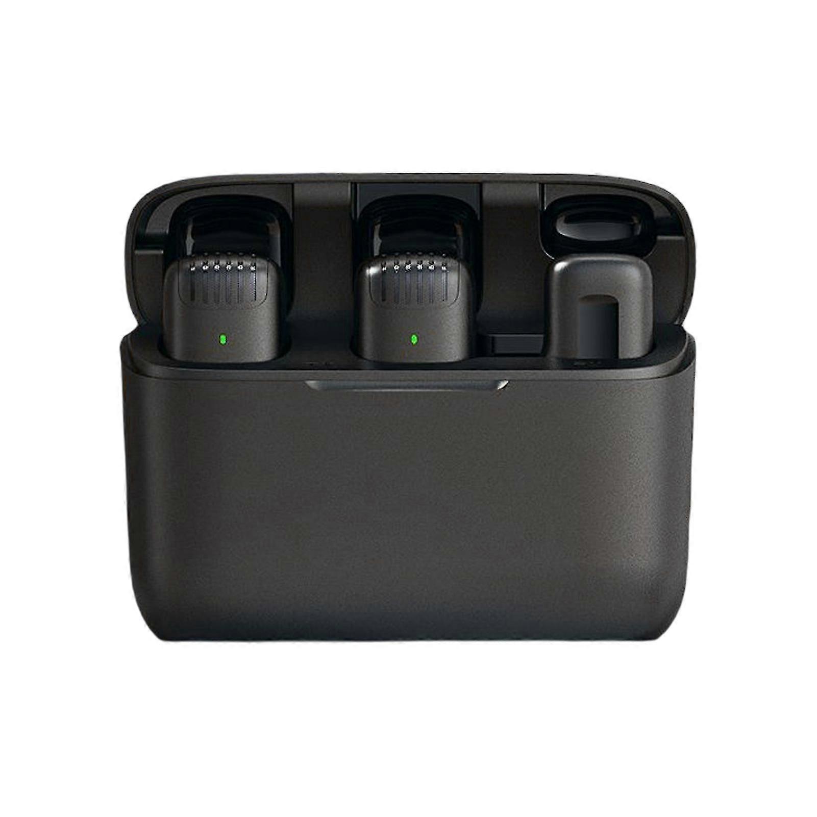 Lavalier Microphone Sensitive Dsp Active Noise Reduction Plug Play 2.4ghz Wireless Audio Video Microphone For Interview