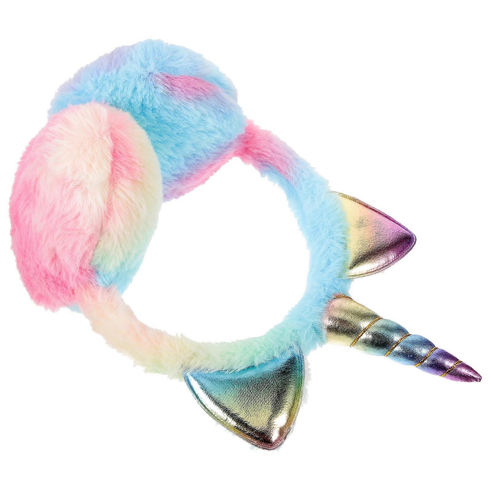 Ear Muffs Plush Earmuff Headband Protector Outdoor Activities Stretchable Design Multi 1Pack