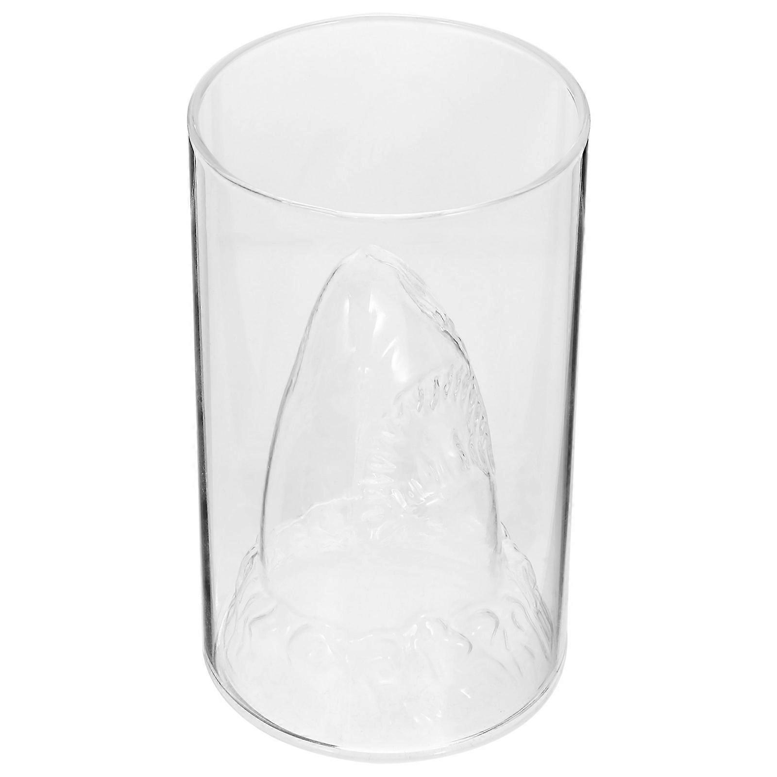 Shark Glass Cup for Beer Mug Red Wine Drinking Transparent Creative