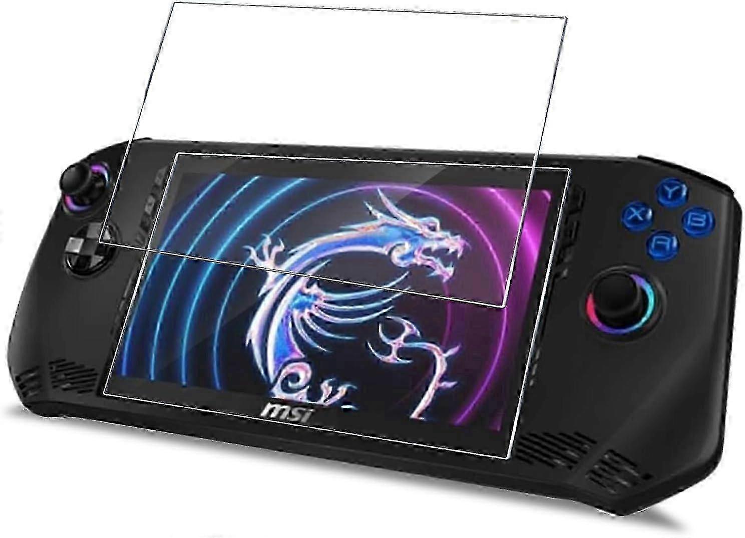 MSI Claw A1M 7" Tempered Glass Screen Protector, 9H Hardness, Anti-Scratch, Full Coverage