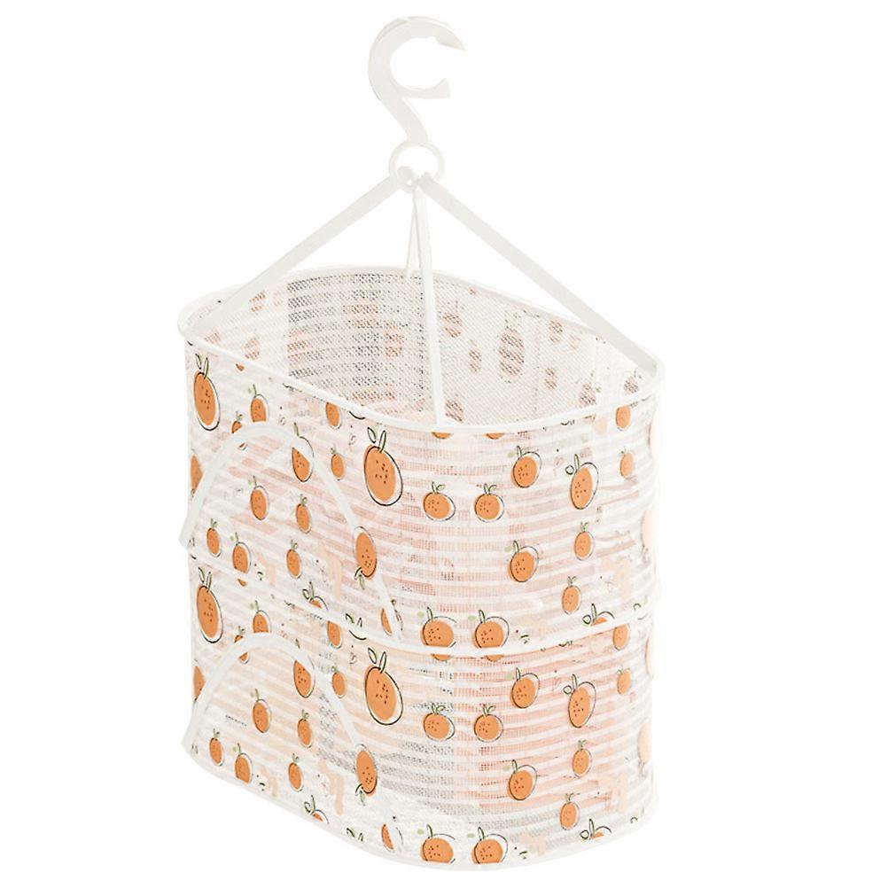 Laundry Drying Rack Folding Mesh Clothes Basket for Home Use