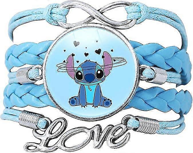 Stitch Bracelet For Party, Lilo And Stitch Gift Stitch Stuff Women Girls Jewelry Bracelet Birthday Gifts 25-26s