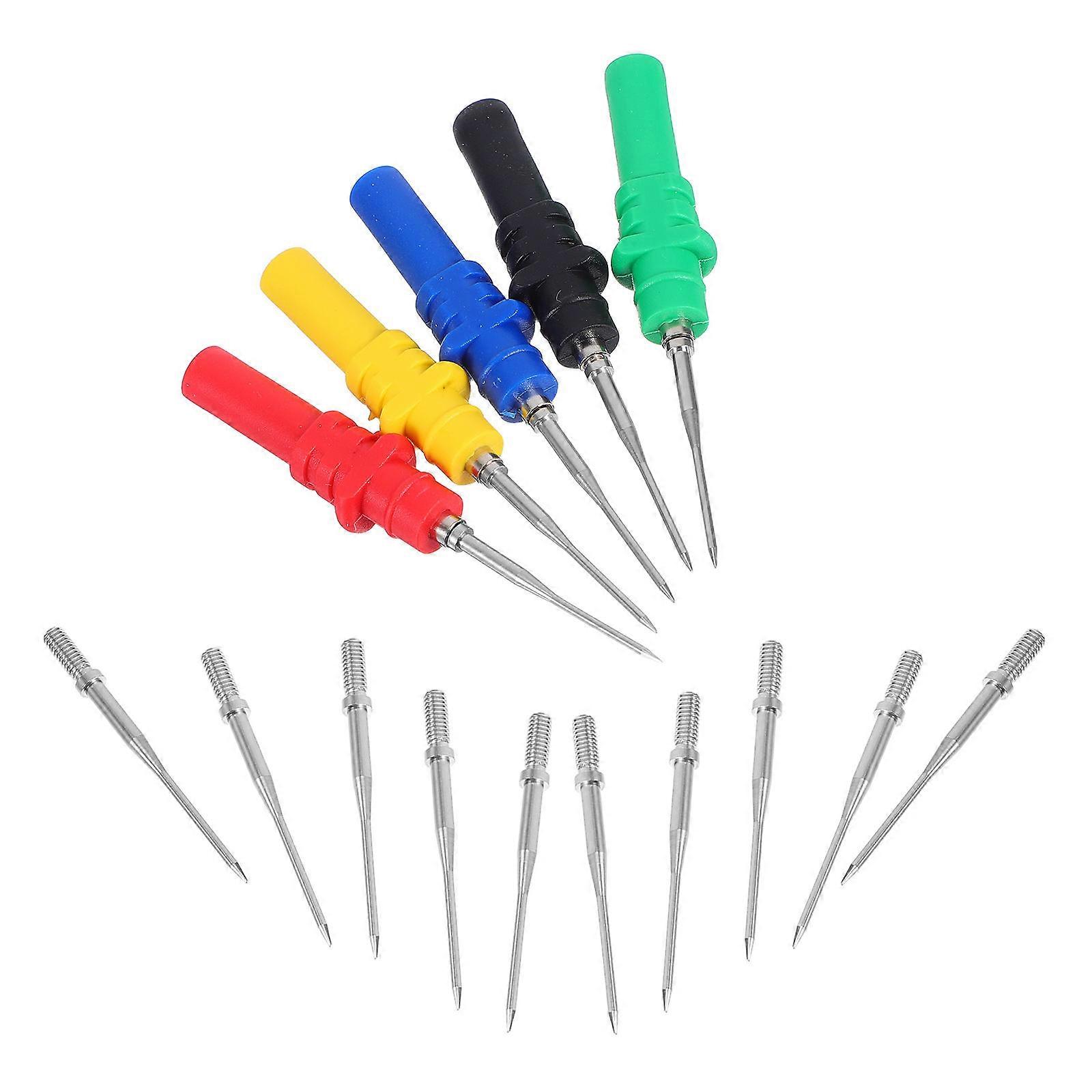 Needle Test Probes for Multimeter Insulation Piercing 1Set with Spare Tips