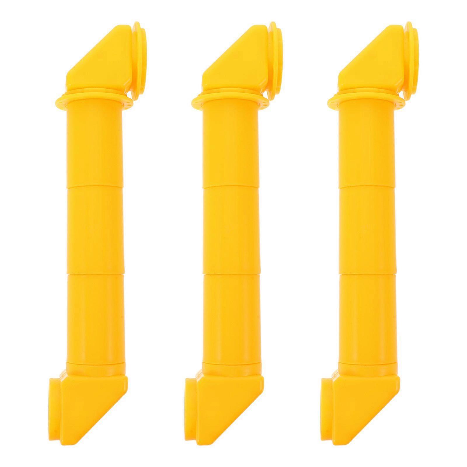 3pcs DIY Periscope Science Experiment, Physics Optical Experiment, Yellow Plastic Engineering Toy, Classroom Teaching Tools, Creativity STEM Toys