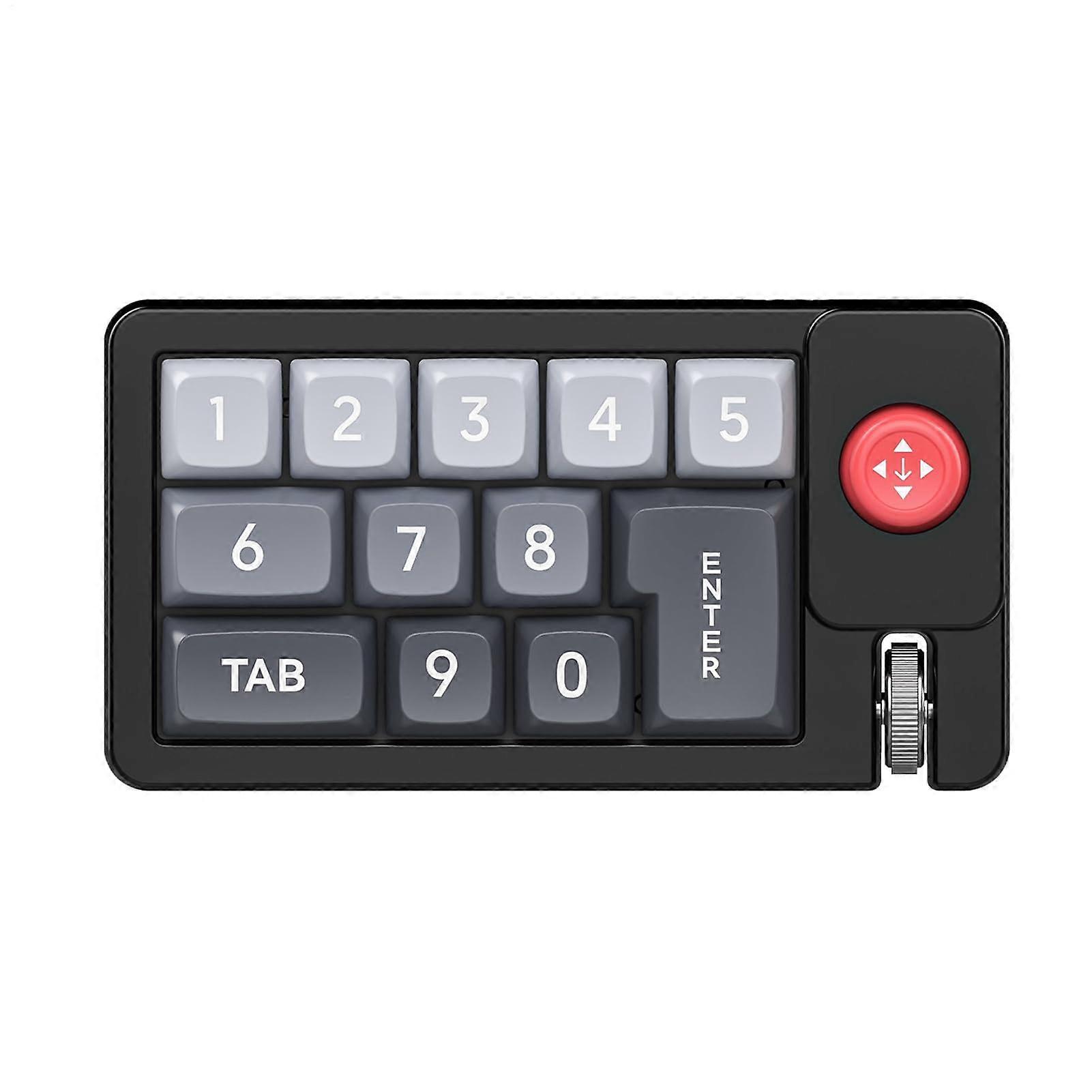 RGB Mechanical Keyboard with Joystick, HotSwappable SingleHand Programmable Gaming Keypad