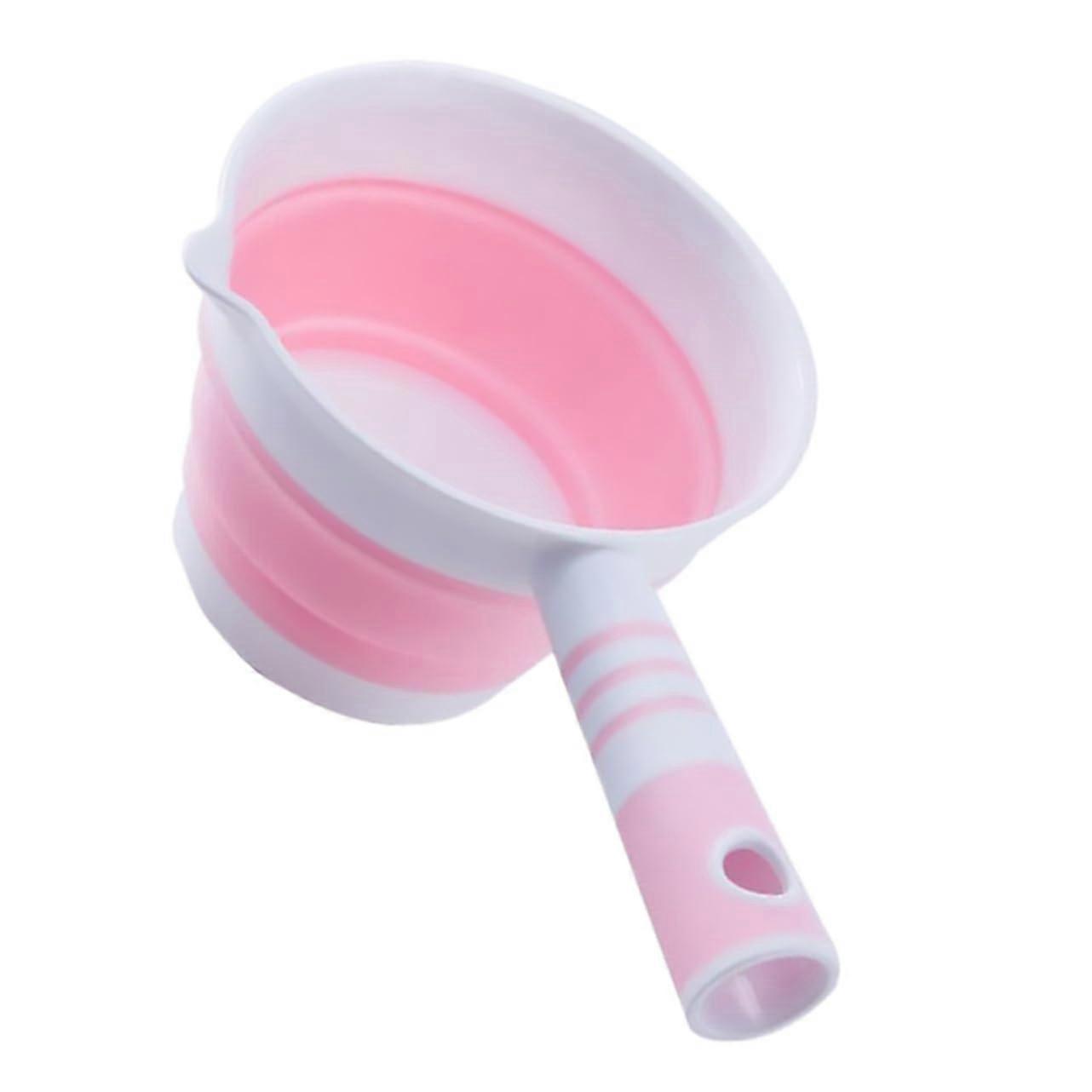 Foldable Water Ladle Large Capacity SpaceSaving Scoop with Hanging Design for Kitchen and Bath