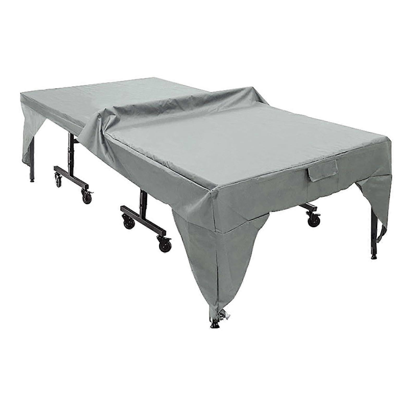 Ping Pong Table Cover Waterproof Outdoor with Adjustable Straps and Sunlight Blocking Coating