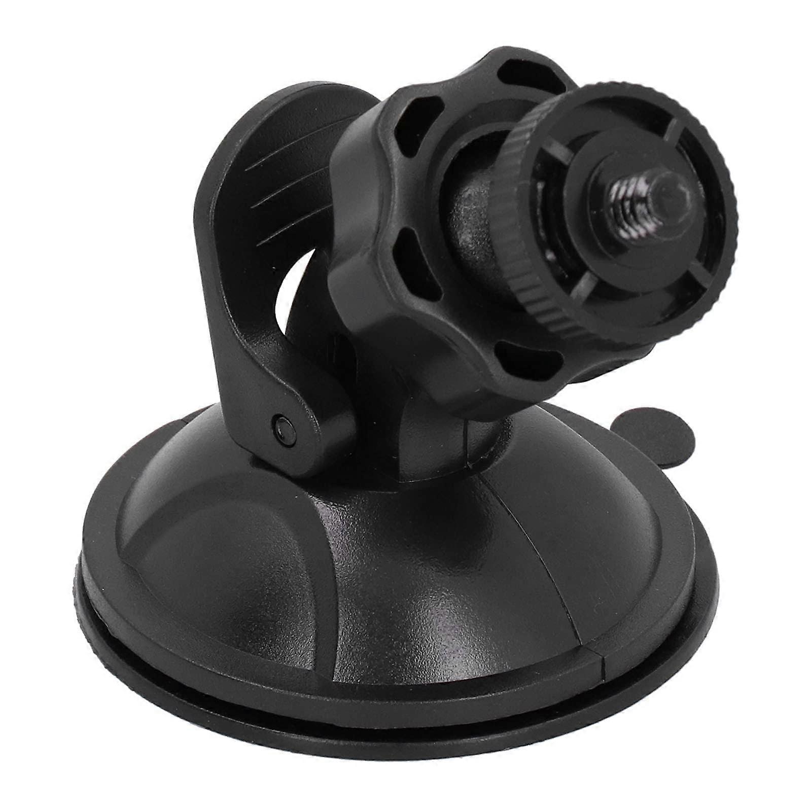 Camera Suction Mount with 1/4' Thread, 360° Adjustable Car Windshield Camera Holder for Action Cam