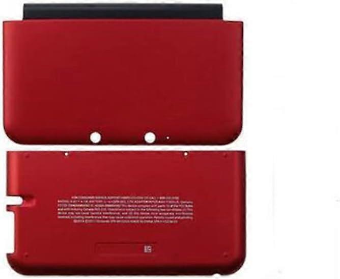 Housing Replacement Shell with Front and Back Faceplate, ScratchResistant Red for Nintendo 3DS XL