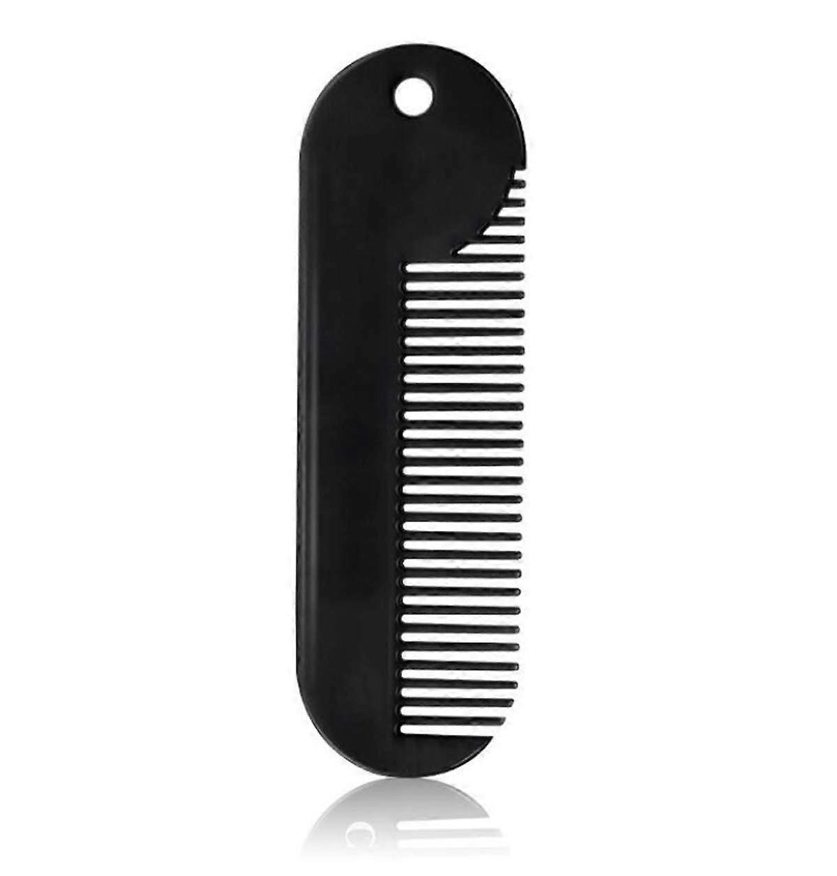 Handmade Wooden Beard Comb for Men with Gentle Glide Tips and Compact Pocket Size