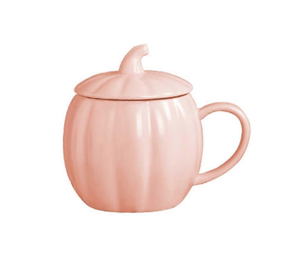 Pumpkin Shaped Ceramic Coffee Mug for Hot and Cold Drinks Microwave and Dishwasher Safe