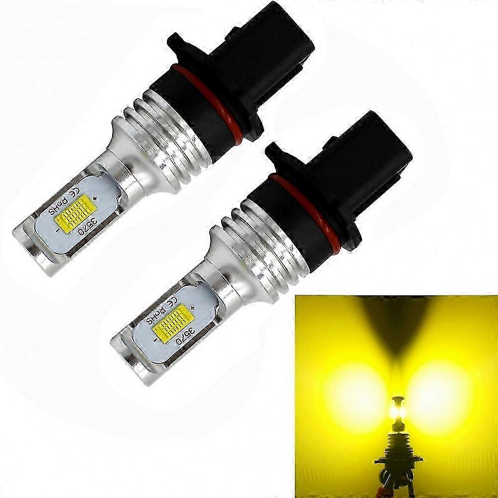 2 Pack P13w LED Fog Bulbs for Vehicles, Bright White Lighting Solution