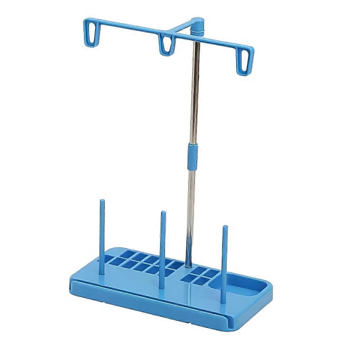 Sewing Thread Stand with Guide Bar for Cones and Spools, Durable Metal Holder for Quilting