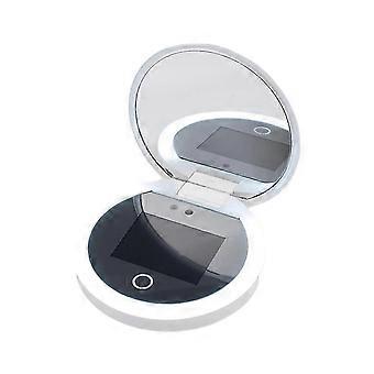 Testeur portable de crème solaire UV avec miroir LED rechargeable pour la beauté et la détection du SPF