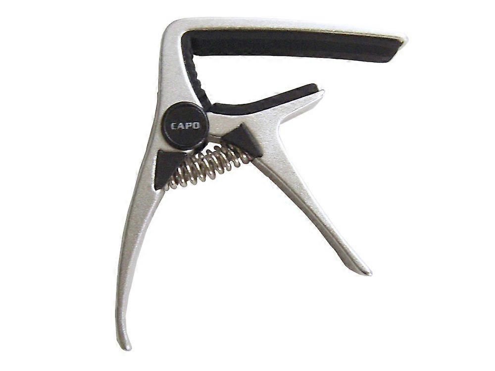 Ukulele Capo Silver for Soprano Concert Tenor, Fast Key Changes, Even String Pressure
