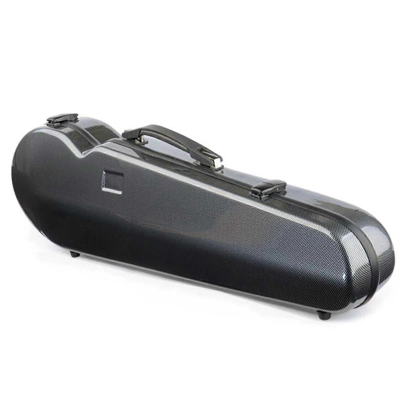 4/4 Violin Case Lightweight Hybrid Carbon Fiber Shell Waterproof with Combination Lock