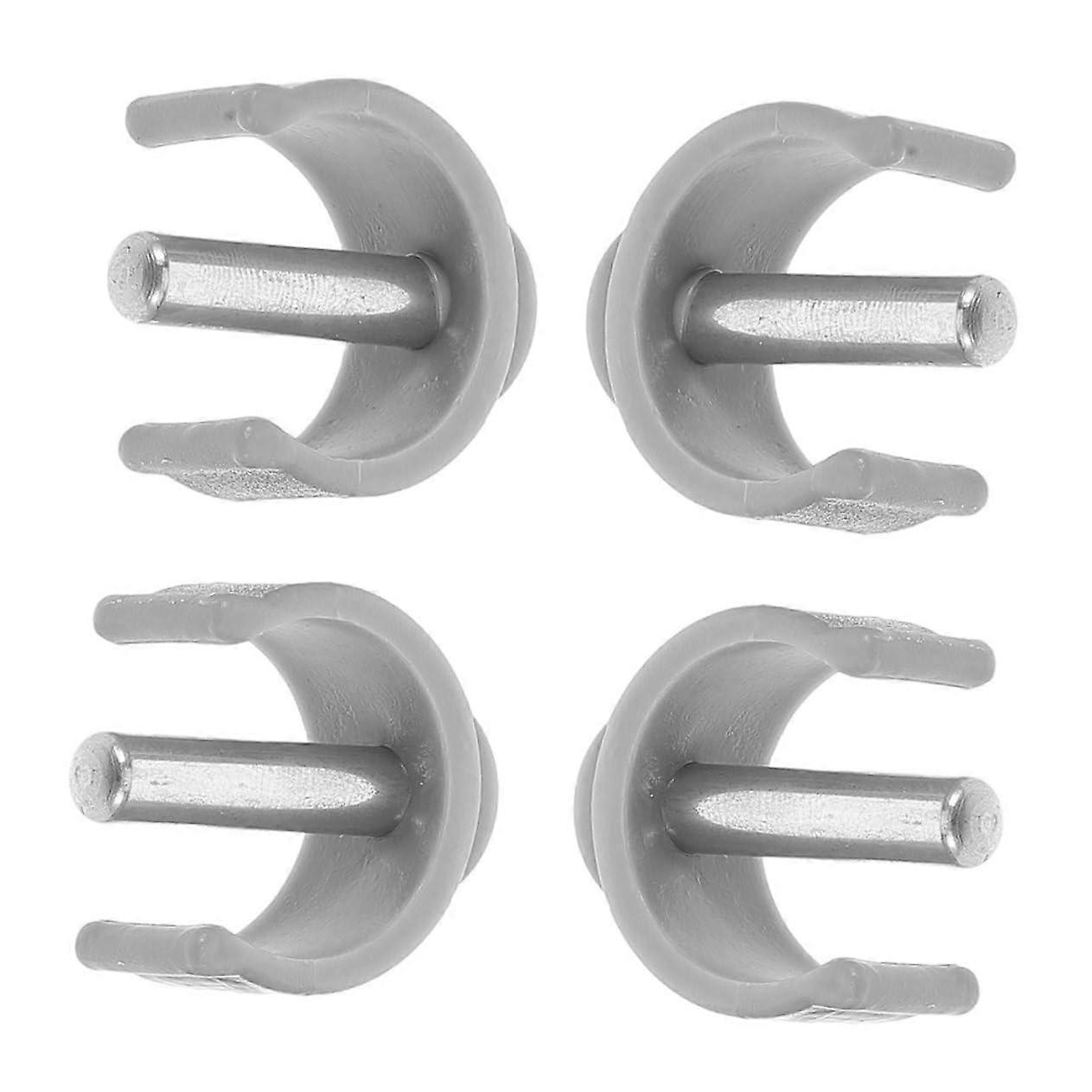 4pcs C Shape Cane Clips and Crutch Clips Secure Hold for Elderly Walking Aid Stability