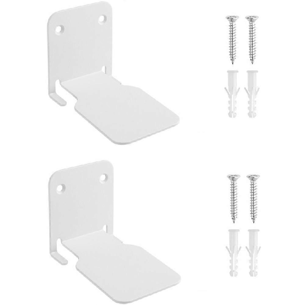  Floating Wall Mounted Book Shelves Organizer (White)