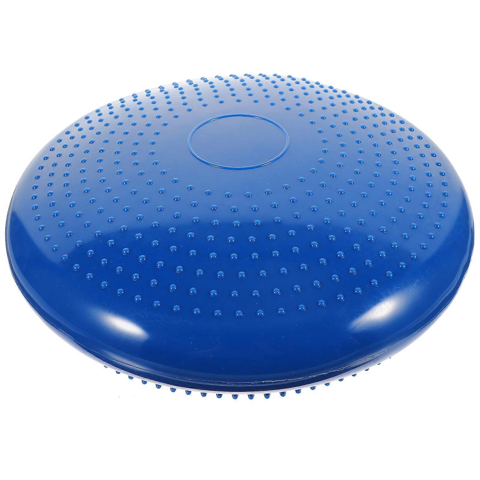 Cojín de equilibrio con disco inflado para ejercicios básicos (1 pieza, azul)