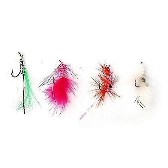 Kit de leurre de simulation de pêche à la mouche avec hameçon à queue épaisse