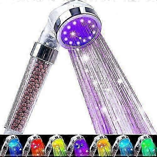 LX-led colorful self-changing shower head