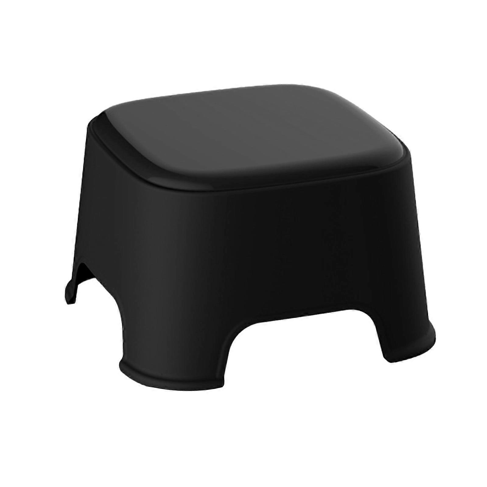 Stackable Plastic Stool 21x21x15cm, Non-Slip & Moistureproof for Bathroom, Kitchen, Outdoor, Camping