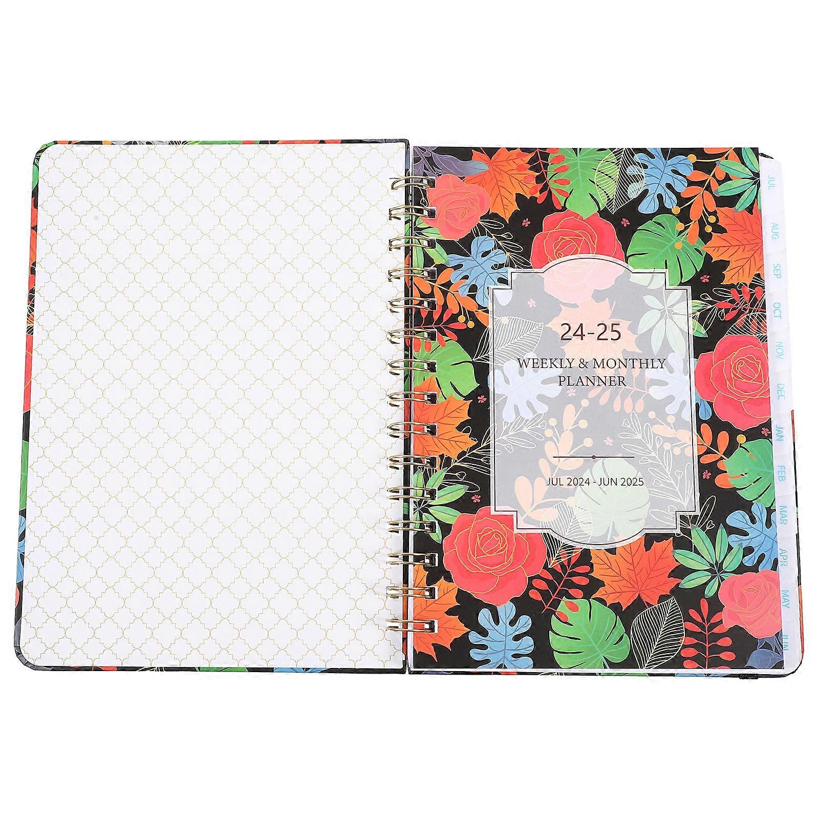 Planner Book Portable Academic Planner for Student Use 4Pcs
