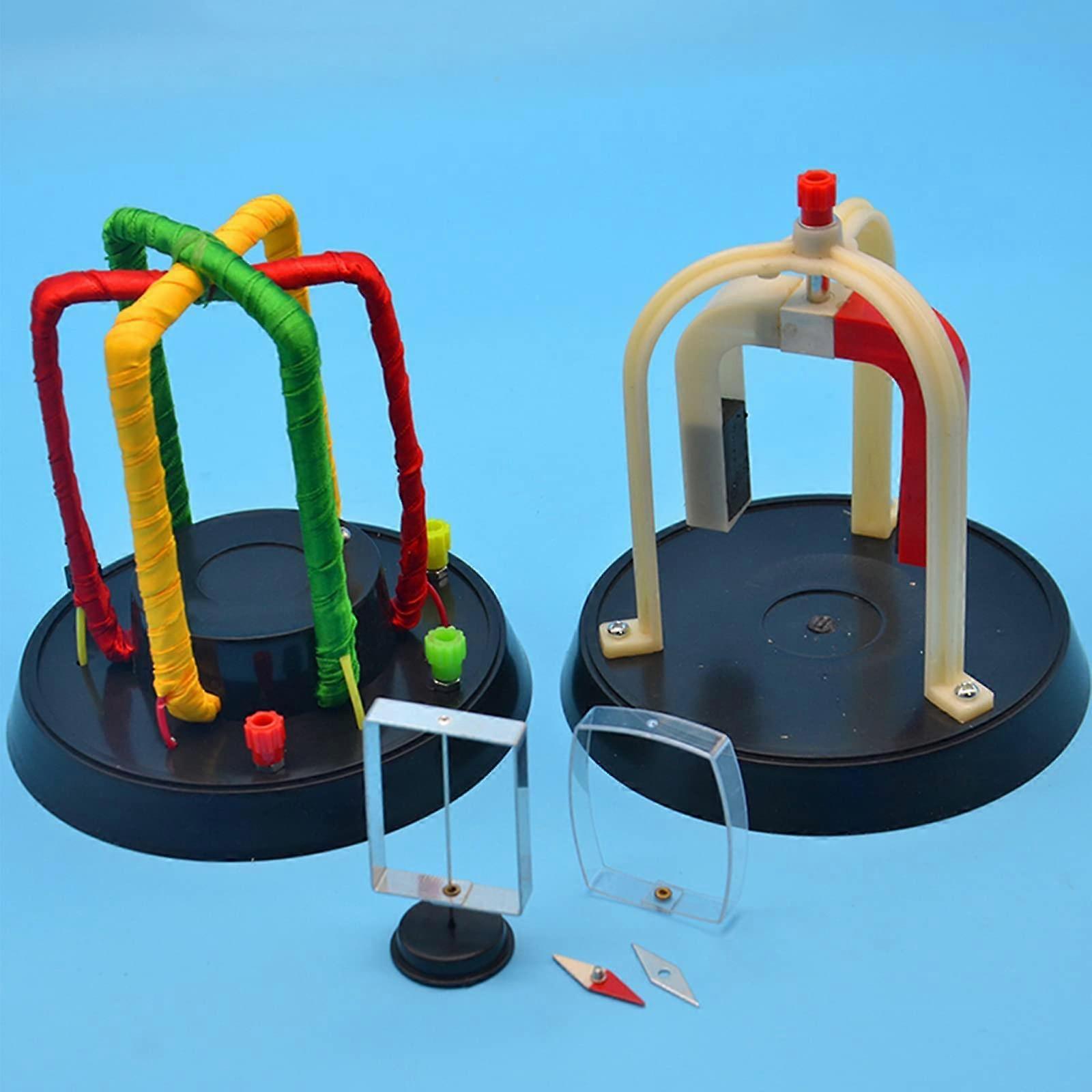 Three Phase Motor Teaching Model with Visual Magnetic Field Rotation for Physics Classroom