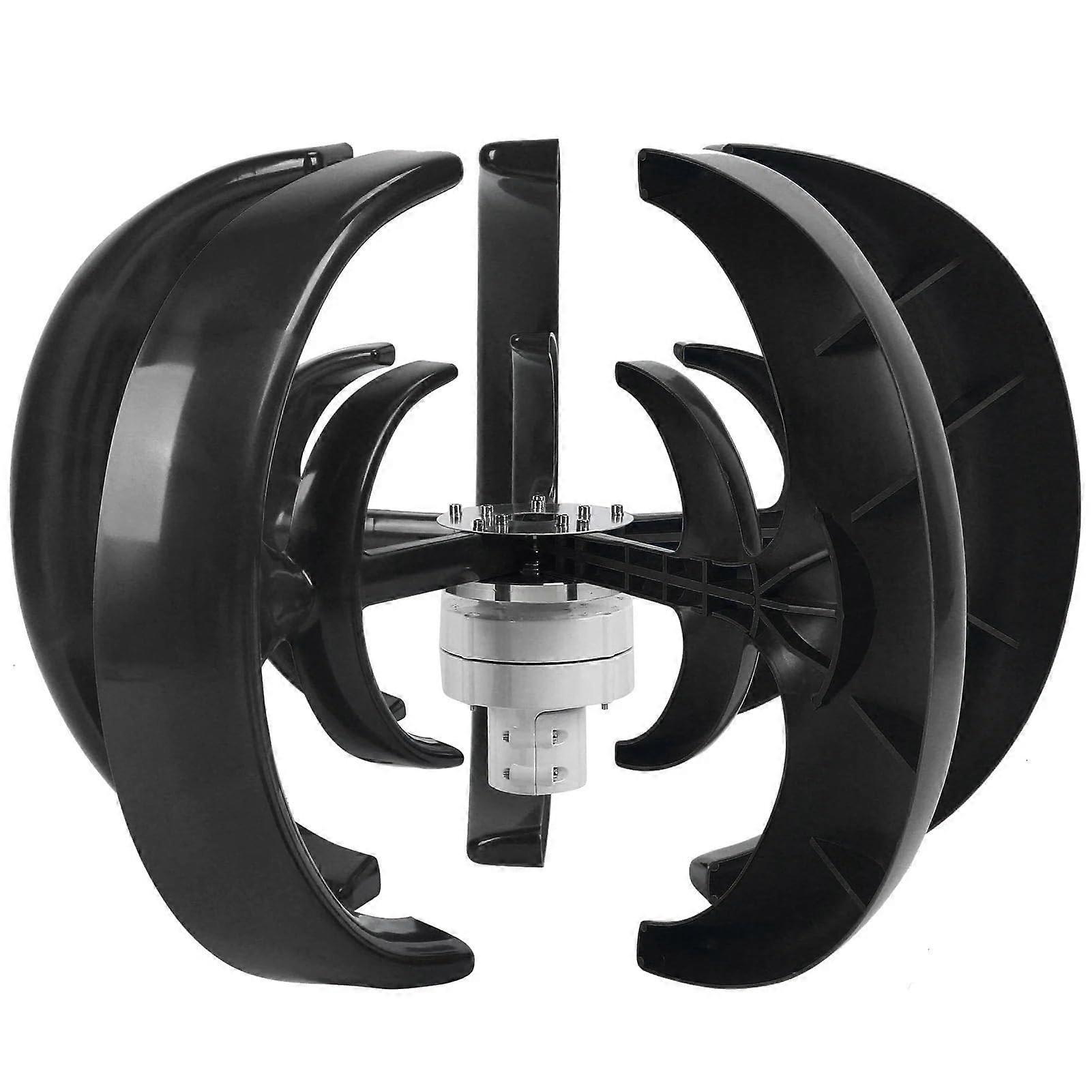 5 Blade Wind Turbine Generator Efficiency Lantern Design Dual Layer OffGrid Power