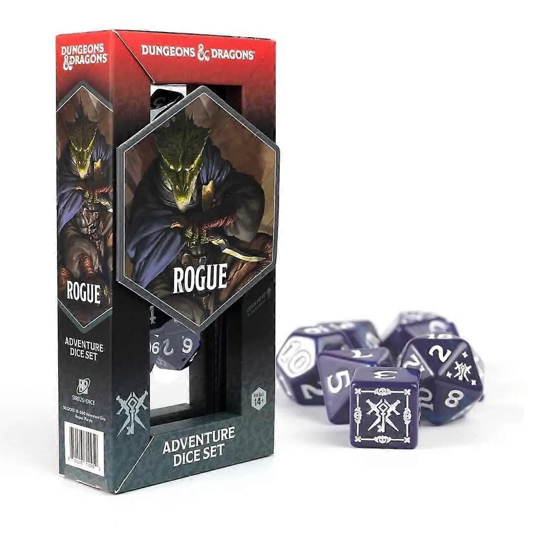 Dungeons & Dragons Adventure Dice Set - Rogue Purple