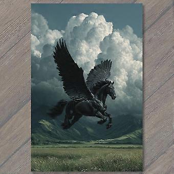 Schwarzes Pegasus – Fliegende Sturmwolken und Berge – Puzzlespiel für Erwachsene und Kinder S0319