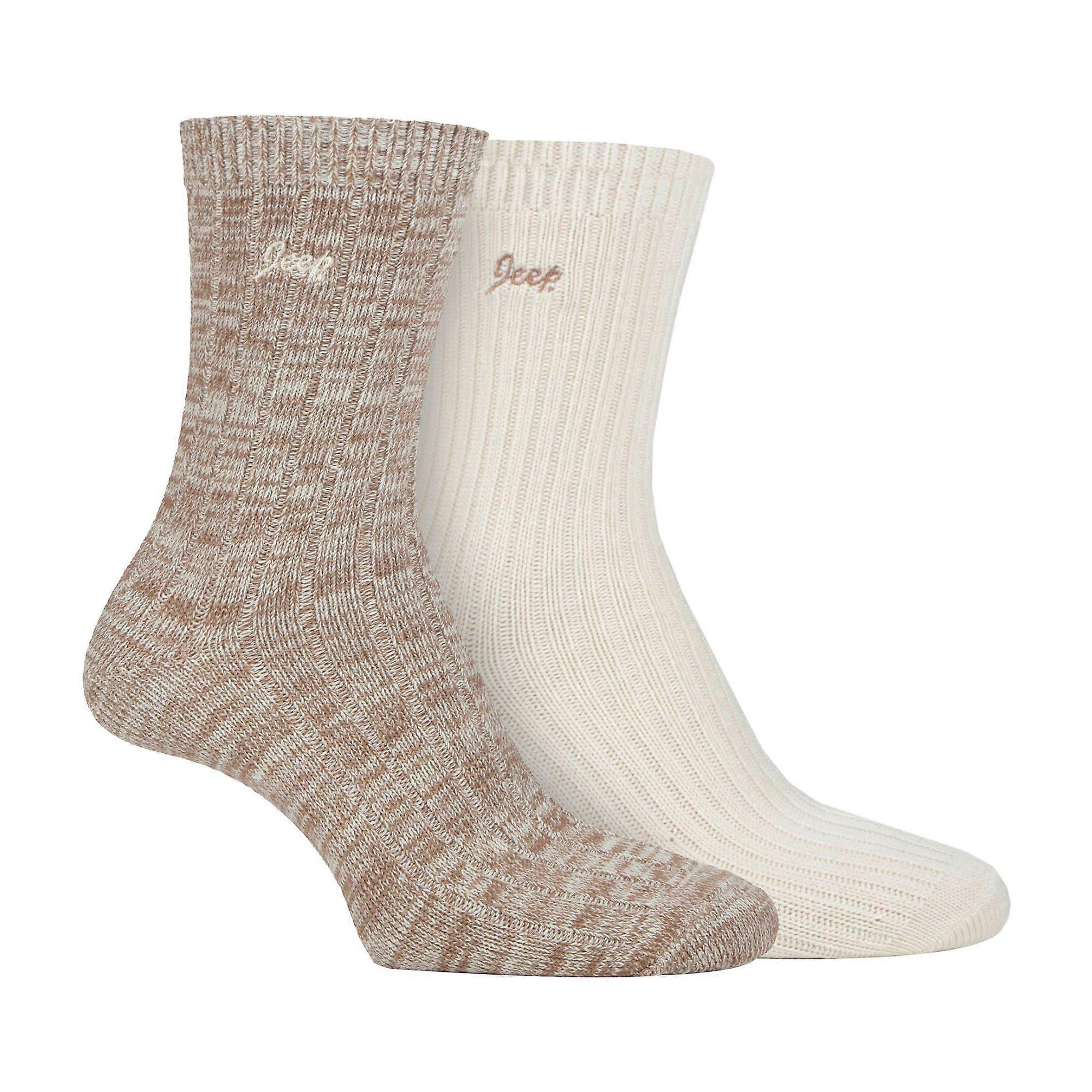 Jeep - 2 Pack Ladies Performance Polyester Boot Socks