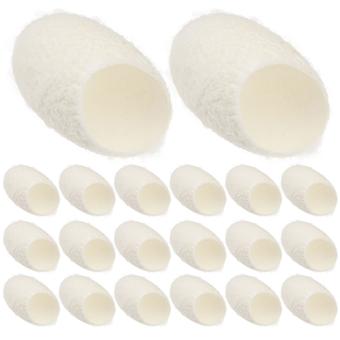 100pcs Natural Organic Facial Cleaning Silkworm Balls for Skin Care Whitening Exfoliator Blackheads Remove