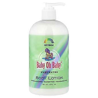 Rainbow Research, Baby Oh Baby, Herbal Body Lotion, Ongeparfumeerd, 16 fl oz